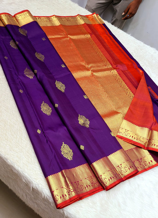 Sellandiamman | 1G Gold Kanjeevaram Saree