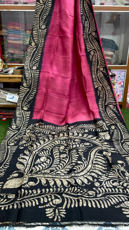 Adipadma | Murshidabad Silk Batik Sarees