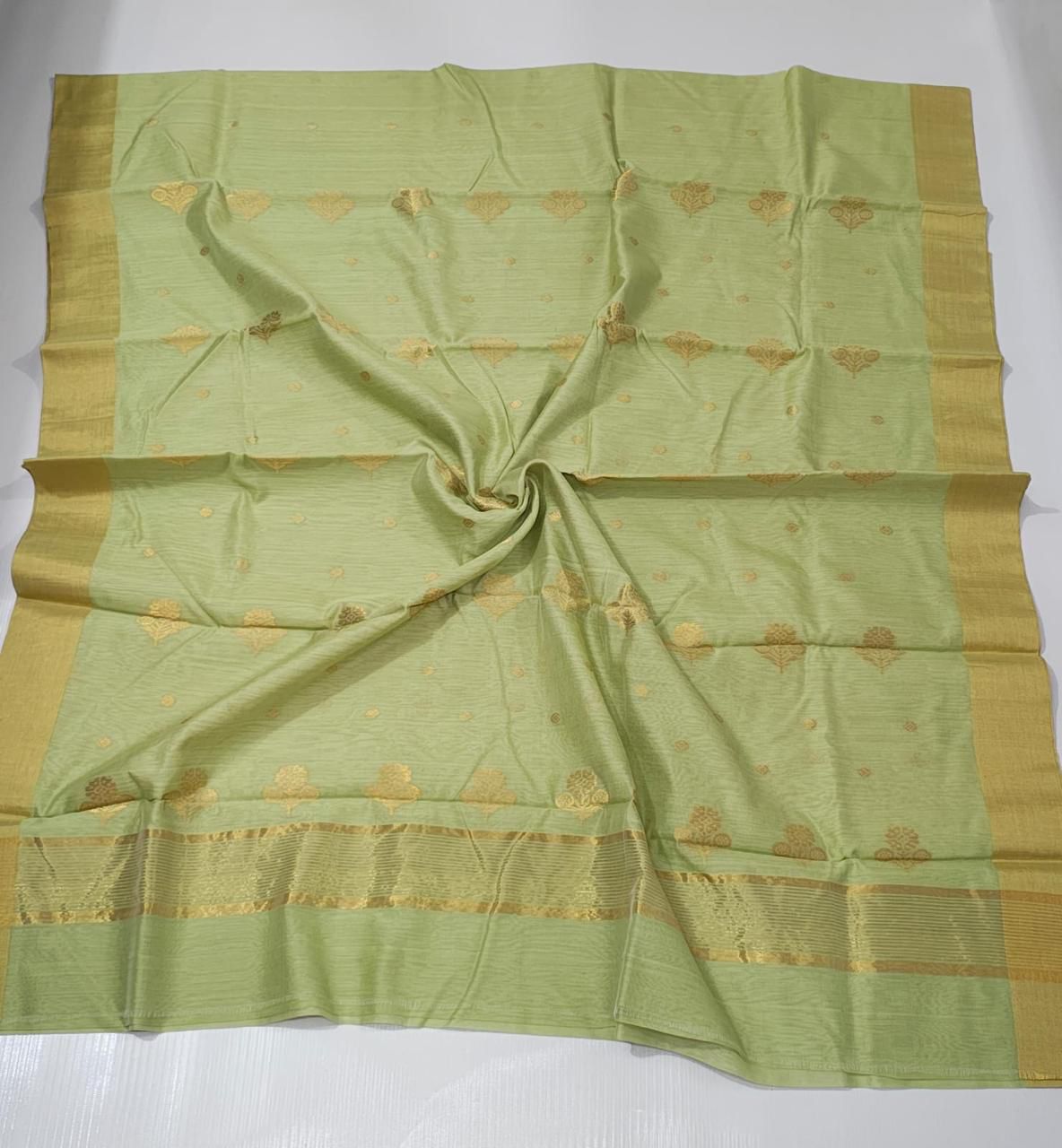 Chandramohan | Cotton Silk Chanderi Saree