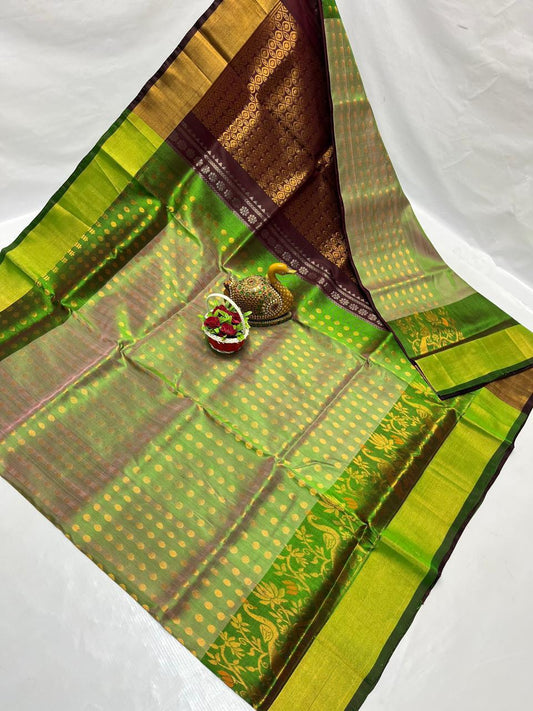 Unesha | Uppada Pattu Saree with all over buttis