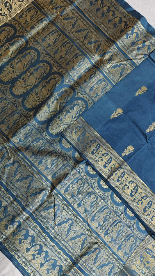Balunitha | Meenakari baluchari saree