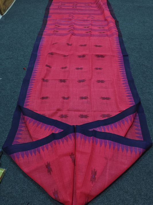 Handloom manipuri cotton saree
With bp
