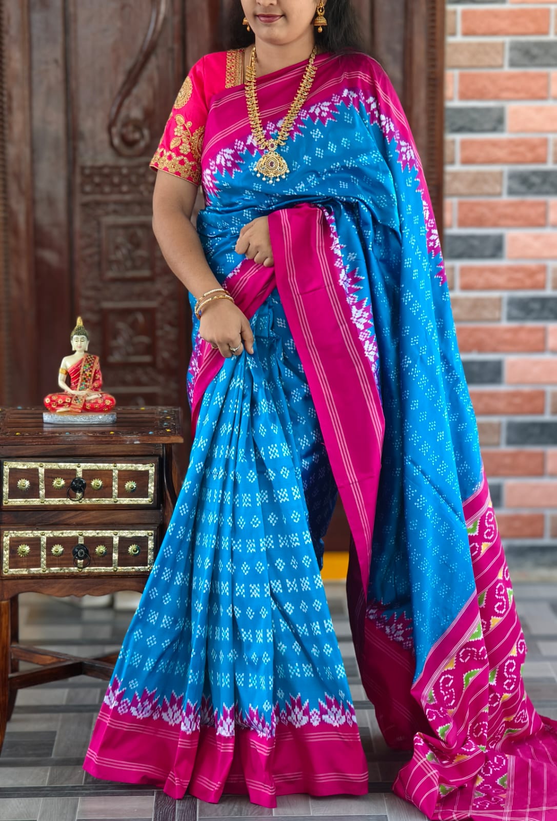 Illisha | Pochampally Ikat silk saree