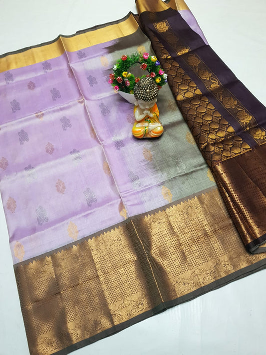 🌹uppada pattu🌹
💐🌹 Kanchi border Kalanjali buta sarees 
 🌹Good quality 💐👌👌👌
 Fabric: uppada pattu/pattu 💐💐