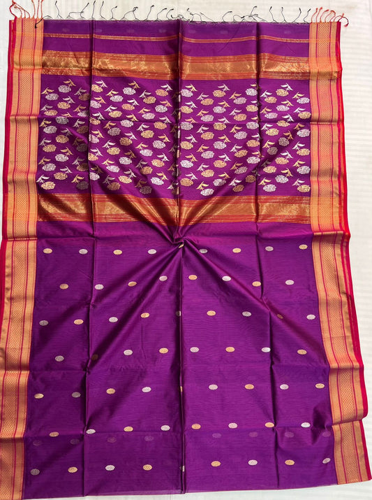 Avnsula | Cotton Silk Maheshwari