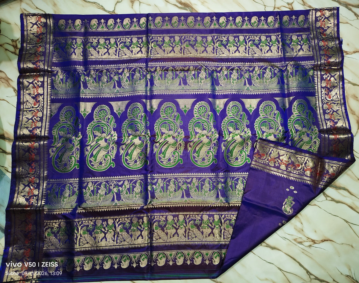 Bishnupuri Meenakari
 Swarnochuri 
Silk mark certified 