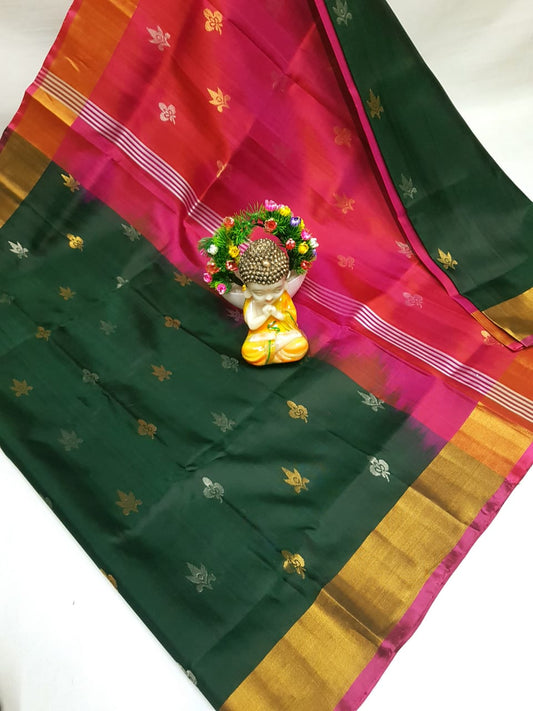 UshaDeepa | Pure silk uppada saree