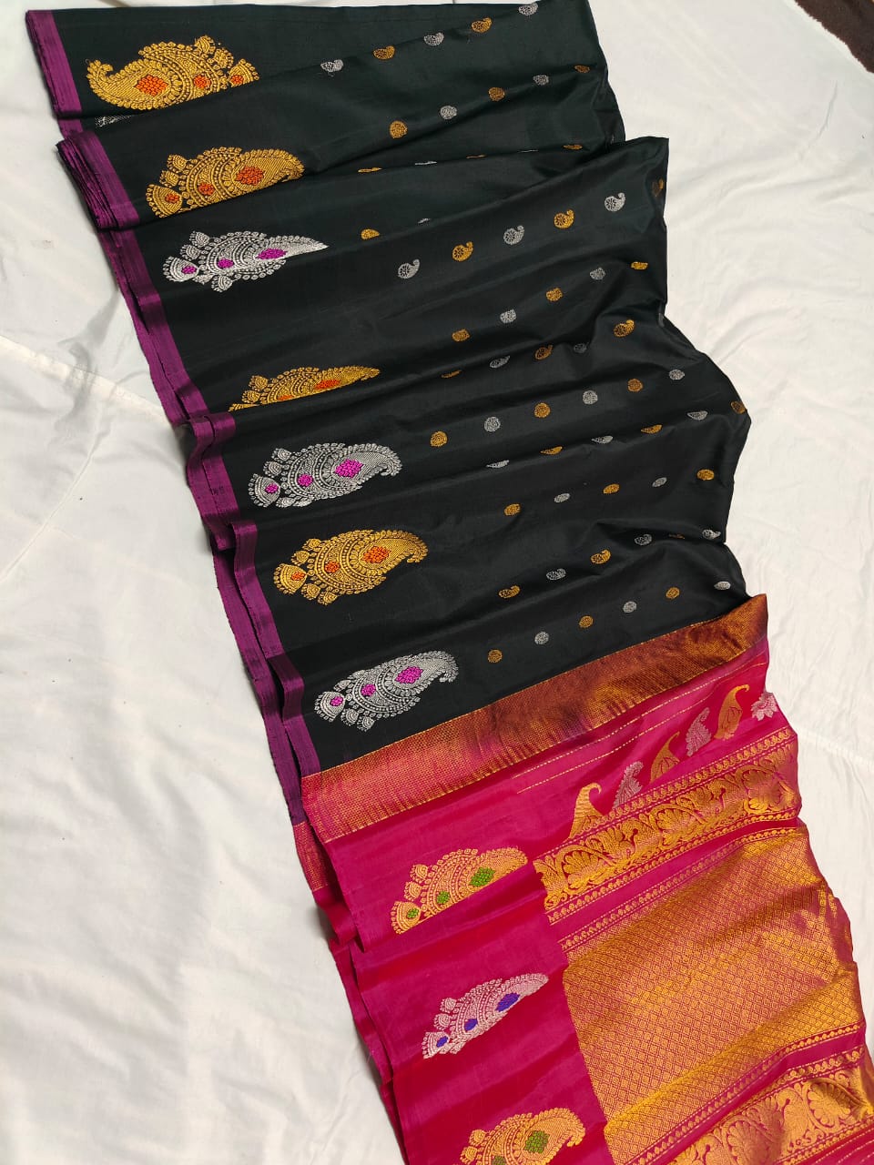 Shinde Gadwal | Gadwal Sarees in pure Silk