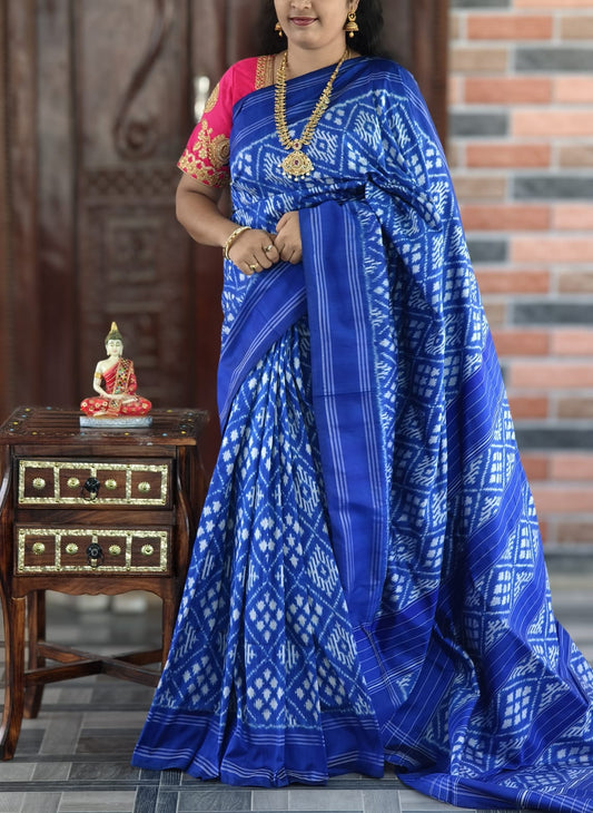 Ilakya | Pochampally Ikat silk saree