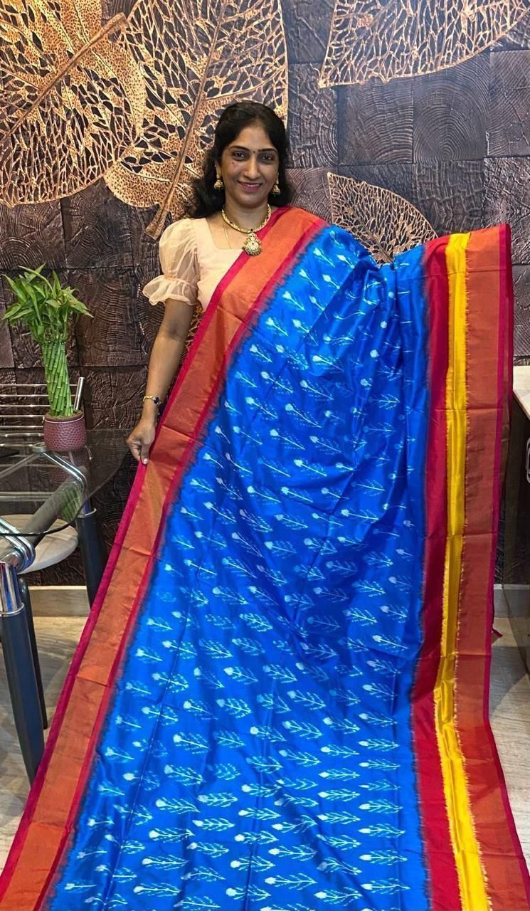 Iniya | Pure silk ikat saree