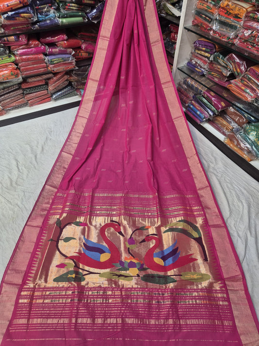 Shivanea | Cotton Handloom Paithani Saree