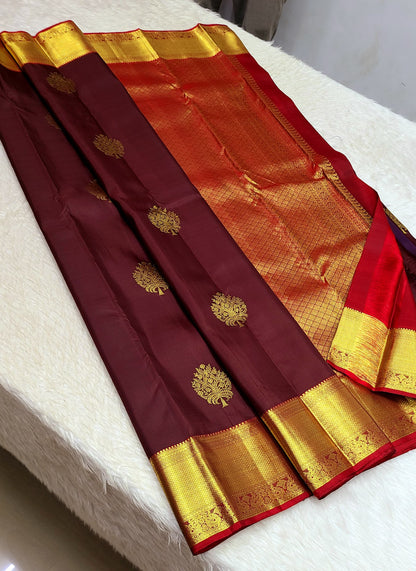 Kamakhya | 1G Gold Kanjeevaram Saree