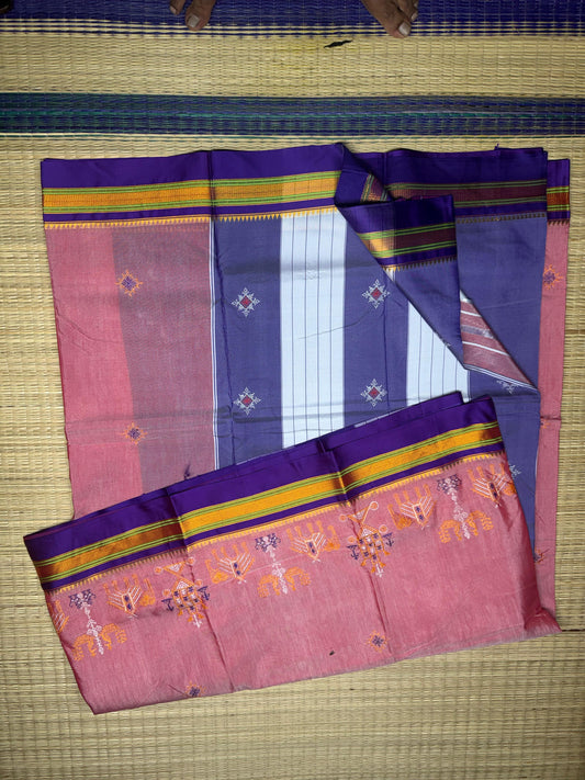 Chandvati |  Kasuti Work Saree in Mercerised Cotton