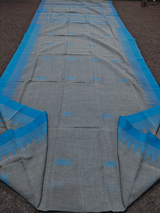Authentic handloom
 monipuri cotton saree
With bp
