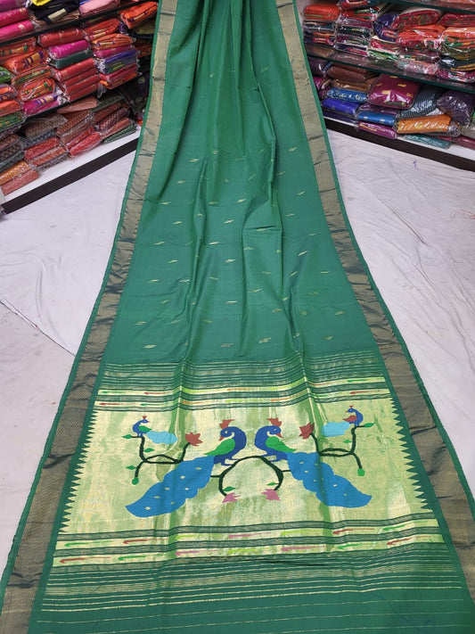 Zinal | Cotton Handloom Paithani Saree