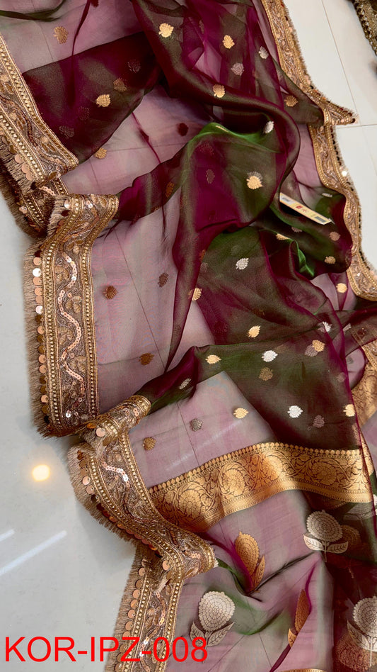 Aarohiamma | Banarasi Tissue Silk Saree