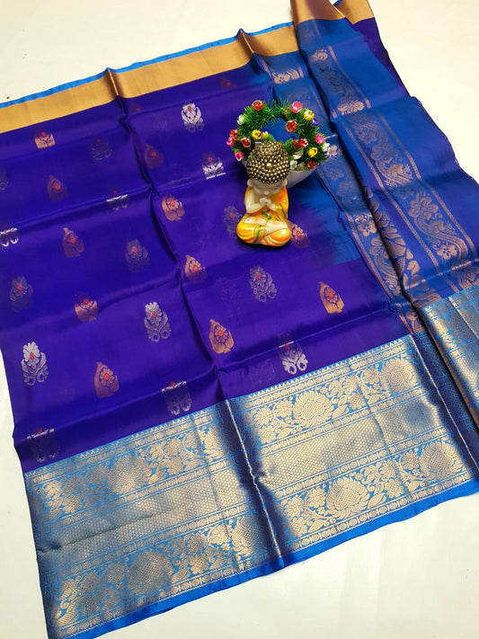 🌹uppada pattu🌹
💐🌹 Kanchi border Kalanjali buta sarees 
 🌹Good quality 💐👌👌👌
 Fabric: uppada pattu/pattu 💐💐