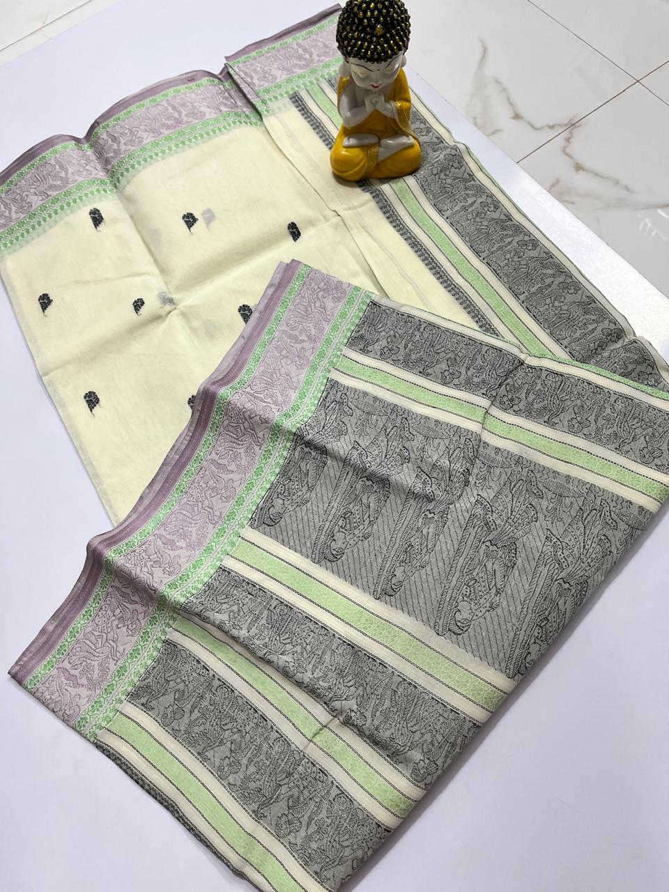 Pure taant cotton jamdani
No bp