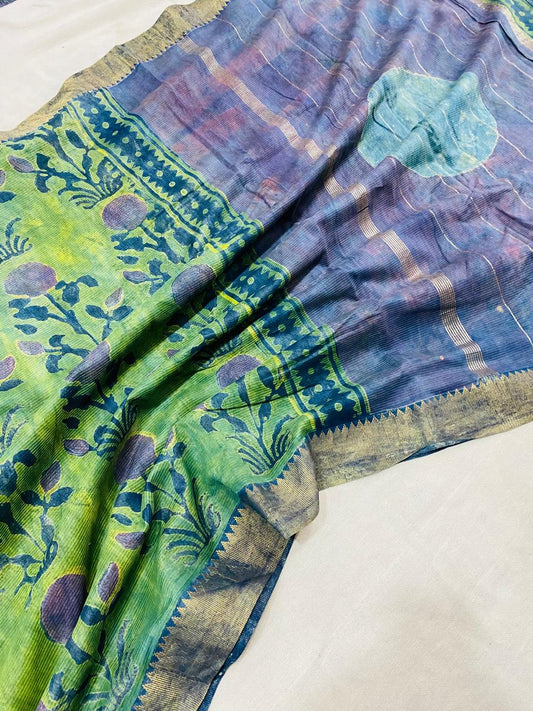 Madirakshi | Block prints on cotton silk