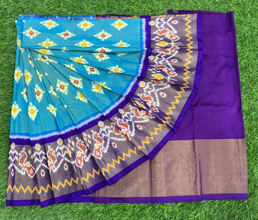 Bhavmita | Pochampally Ikat silk saree