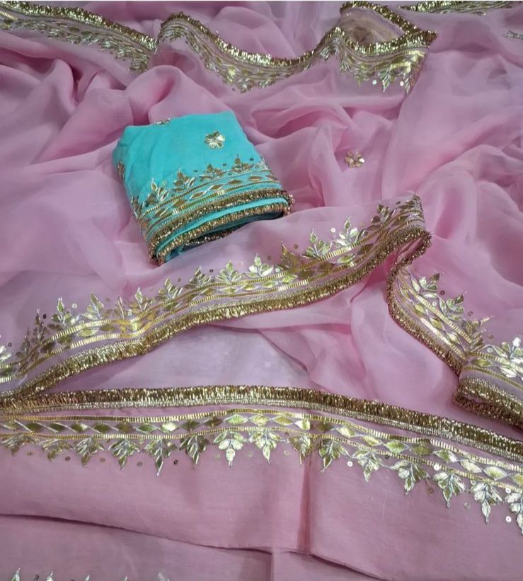Gautam | Gota patti Saree
