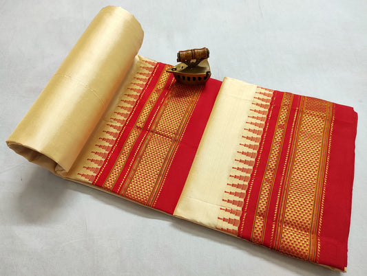 Chetna-ilkal-pure-silk-saree | Plain Ilkal Pure Silk Saree