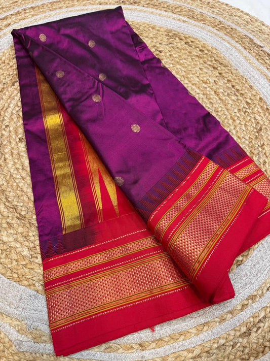 *All New Colours* 

*Exclusive silk ilkal saree*
*Pure silk korvai temple border* with *body butta* design superior quality ilkal saree & contrast blouse 
6.10mtrs length 
Full body pure silk 
Border, pallu & blouse semi silk
