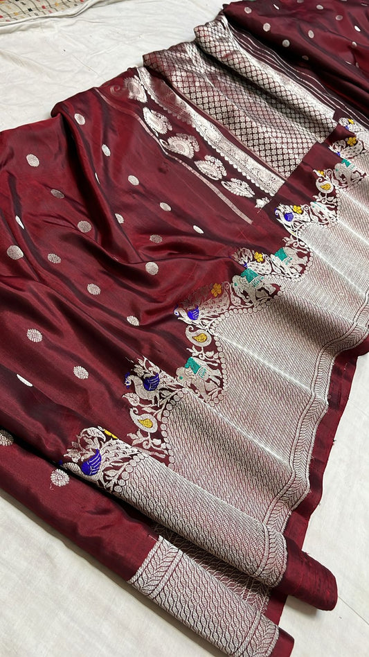 ✨✨Pure Gadwal Traditional
           Meenakari turning
           Border Pattu Sarees ✨✨