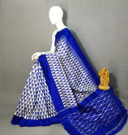 Hreylan | Pochampally Ikat Silk Saree