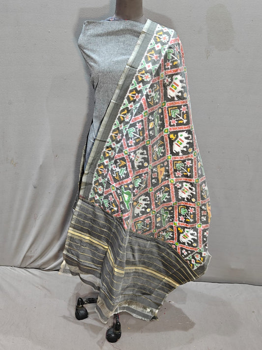Pochampally IKKAT SILK duppata*
🎉*Length: 2.5 meters*
🎉*Height: 36 inches*