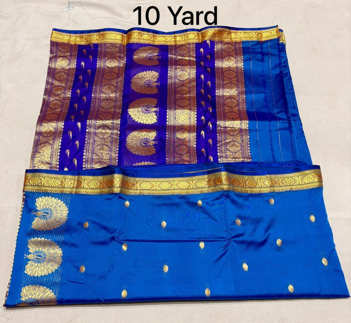 9 yards pure silk Jijamata saree