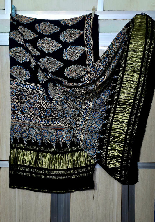 Abhvesh  | Ajrakh Dupatta