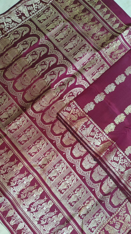 Balupriya | Meenakari baluchari saree