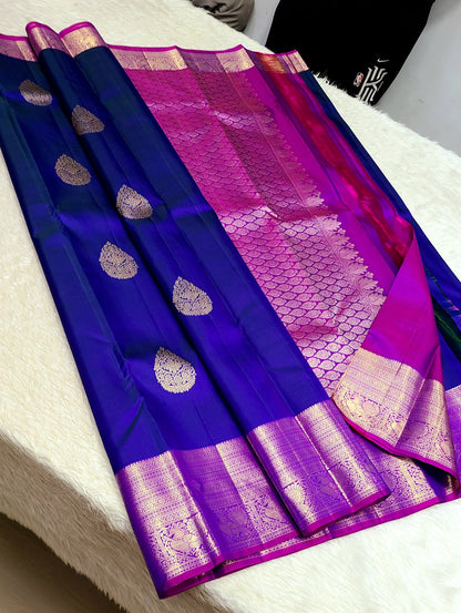 Parvati | 1G Gold Kanjeevaram Saree