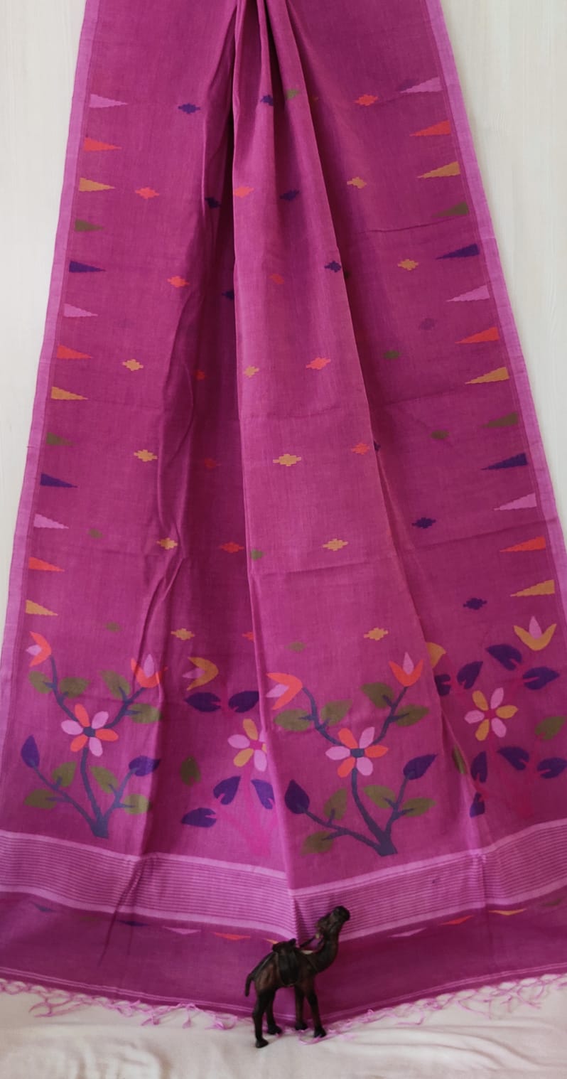 Jani | Cotton Jamdani Saree