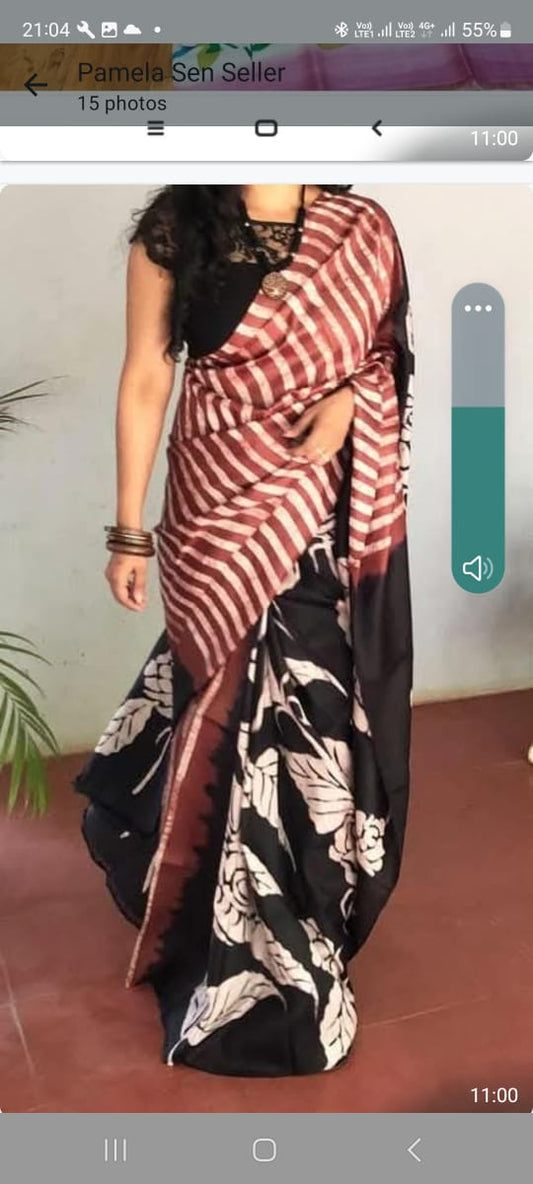 Adirupa | Murshidabad Silk Batik Sarees