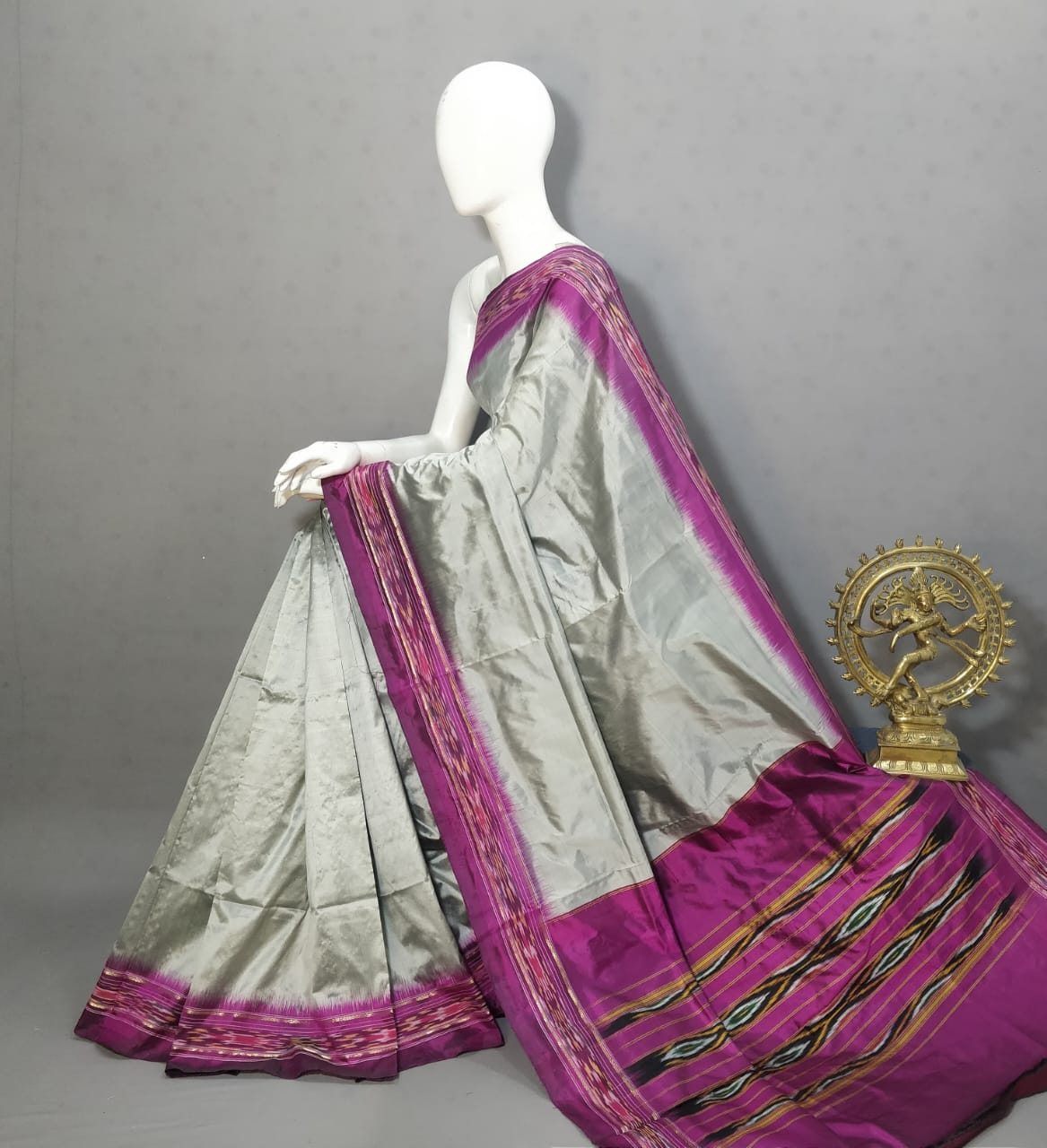 Layanika | Ikat Pure Silk Saree