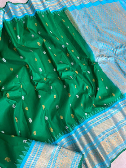 Devika | Gadwal Sarees in pure Silk