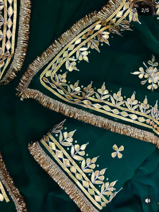 Gauravi | Gota patti Saree