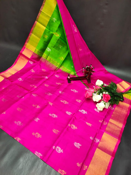 Uditi | Pure silk uppada saree