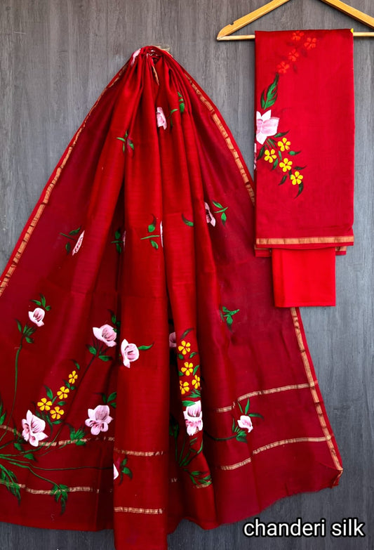 Jumani | hand block printed chanderi sarees