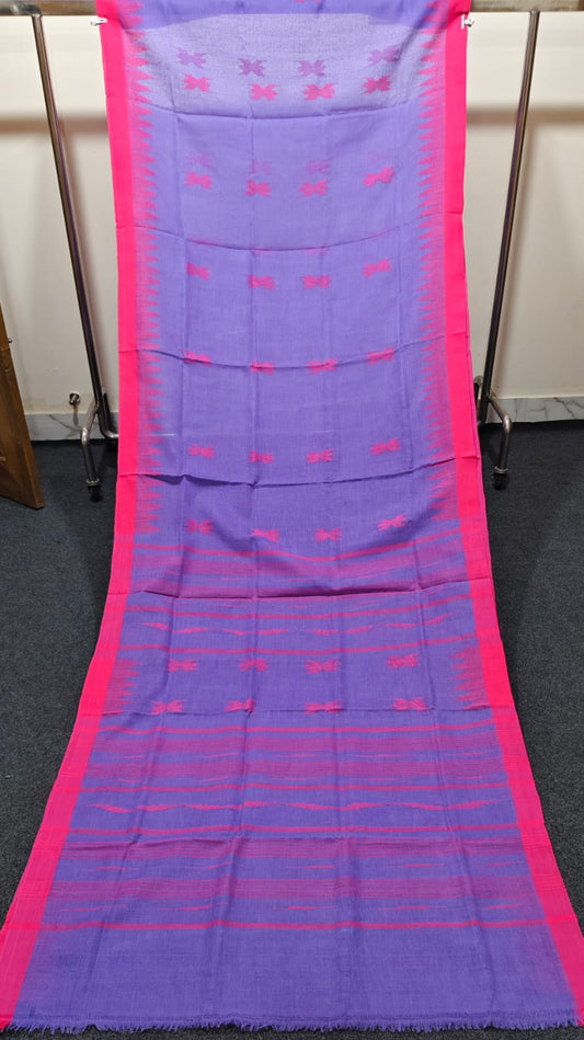 Handloom manipuri cotton saree
With bp