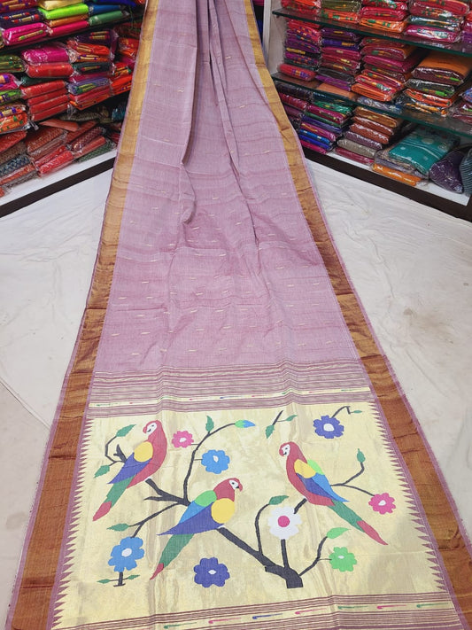 Akira | Cotton Handloom Paithani Saree