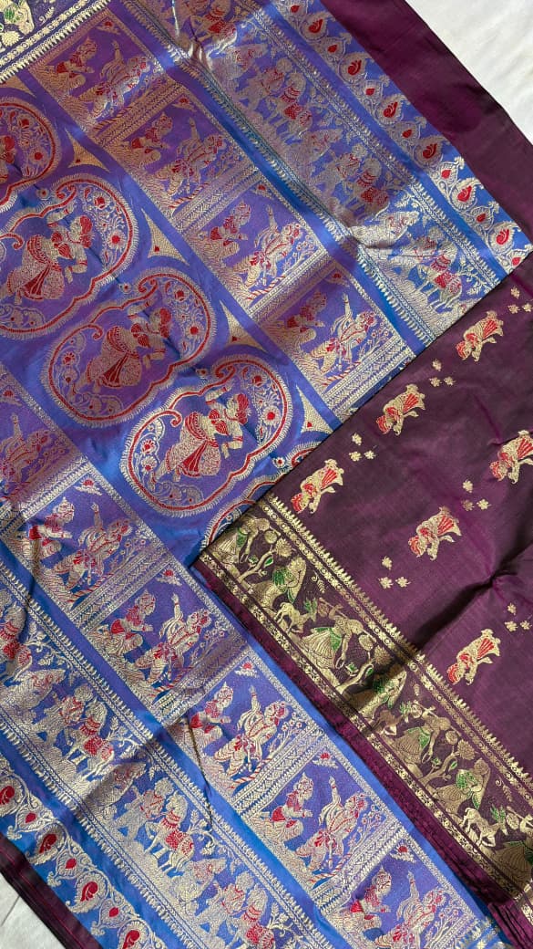 Swarnachari saree.
With silkmark.
Material silk with bp.