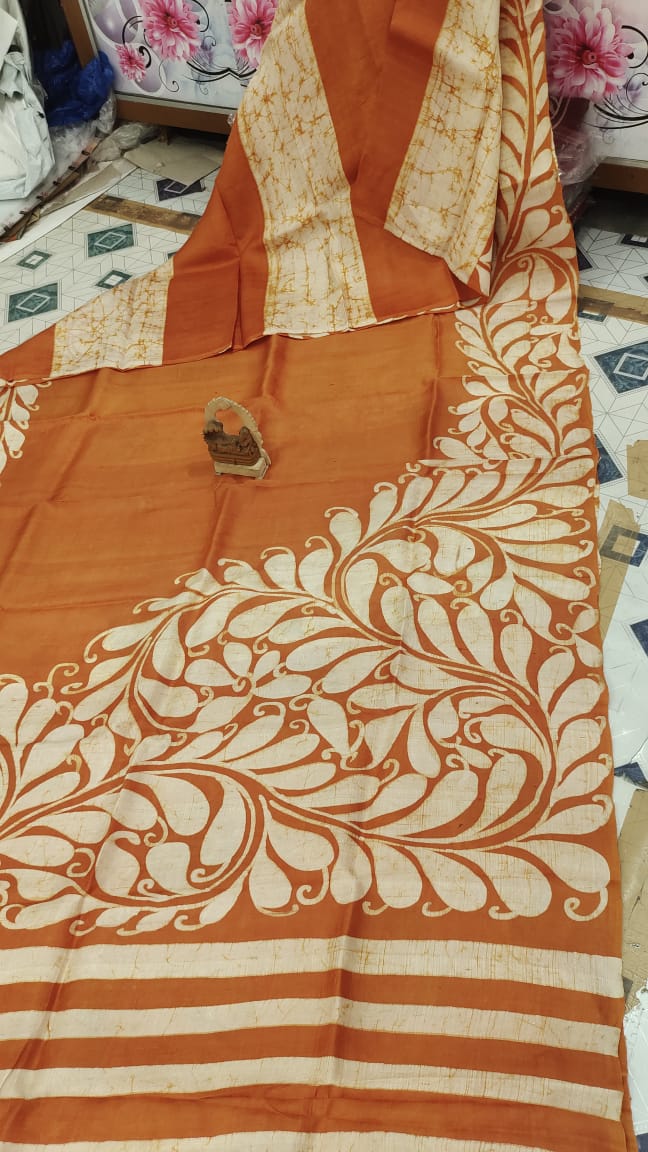 Adinitha | Murshidabad Silk Batik Sarees