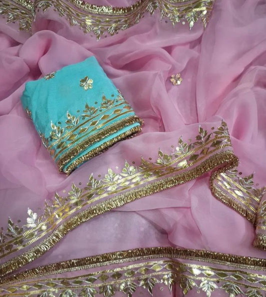 Gautam | Gota patti Saree