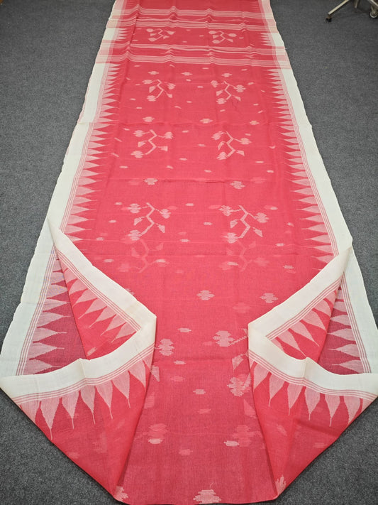 Authentic handloom 
monipuri cotton saree
With bp
