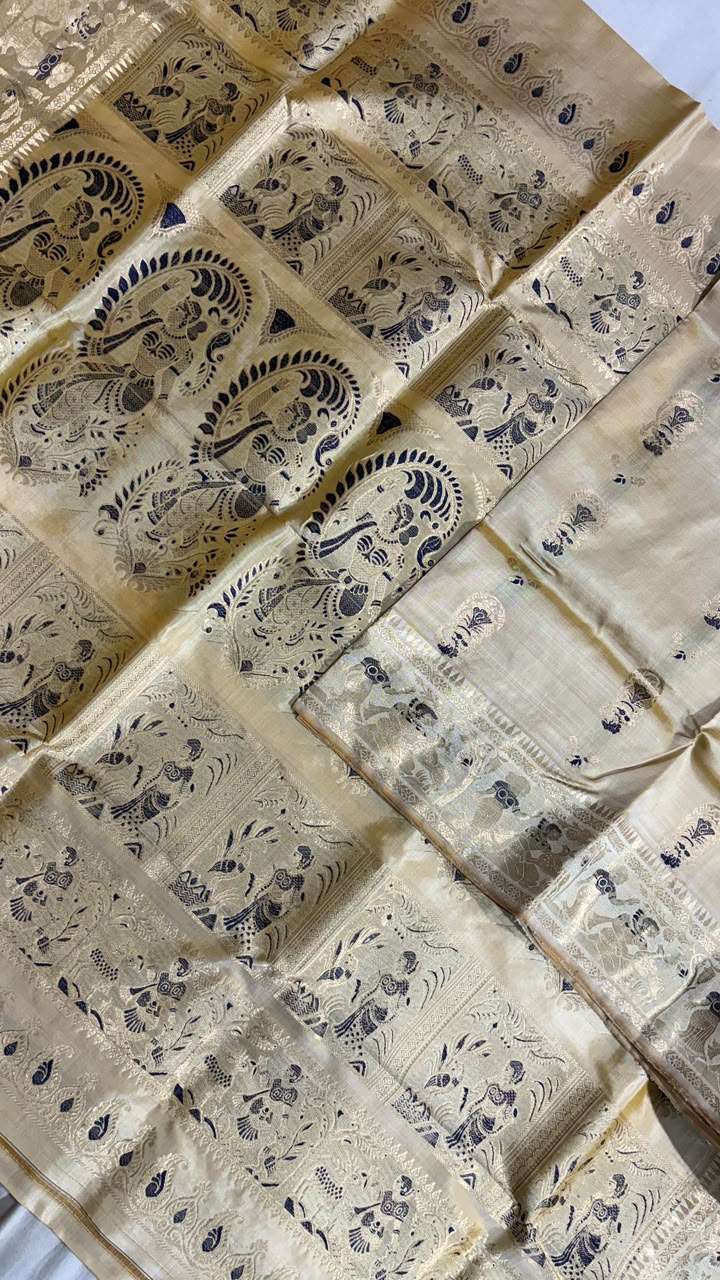 Swarnachari saree.
Material silk with bp.
With silkmark.