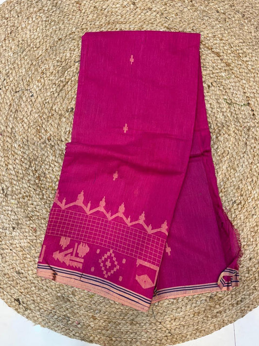 *Metirials*- 100 Count Cotton
 *Item Nam*- Authentic 100% Cotton
 Jamdani Neddle Work Blouse Piece 
