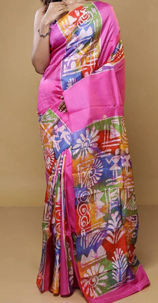 Adiprabha | Murshidabad Silk Batik Sarees